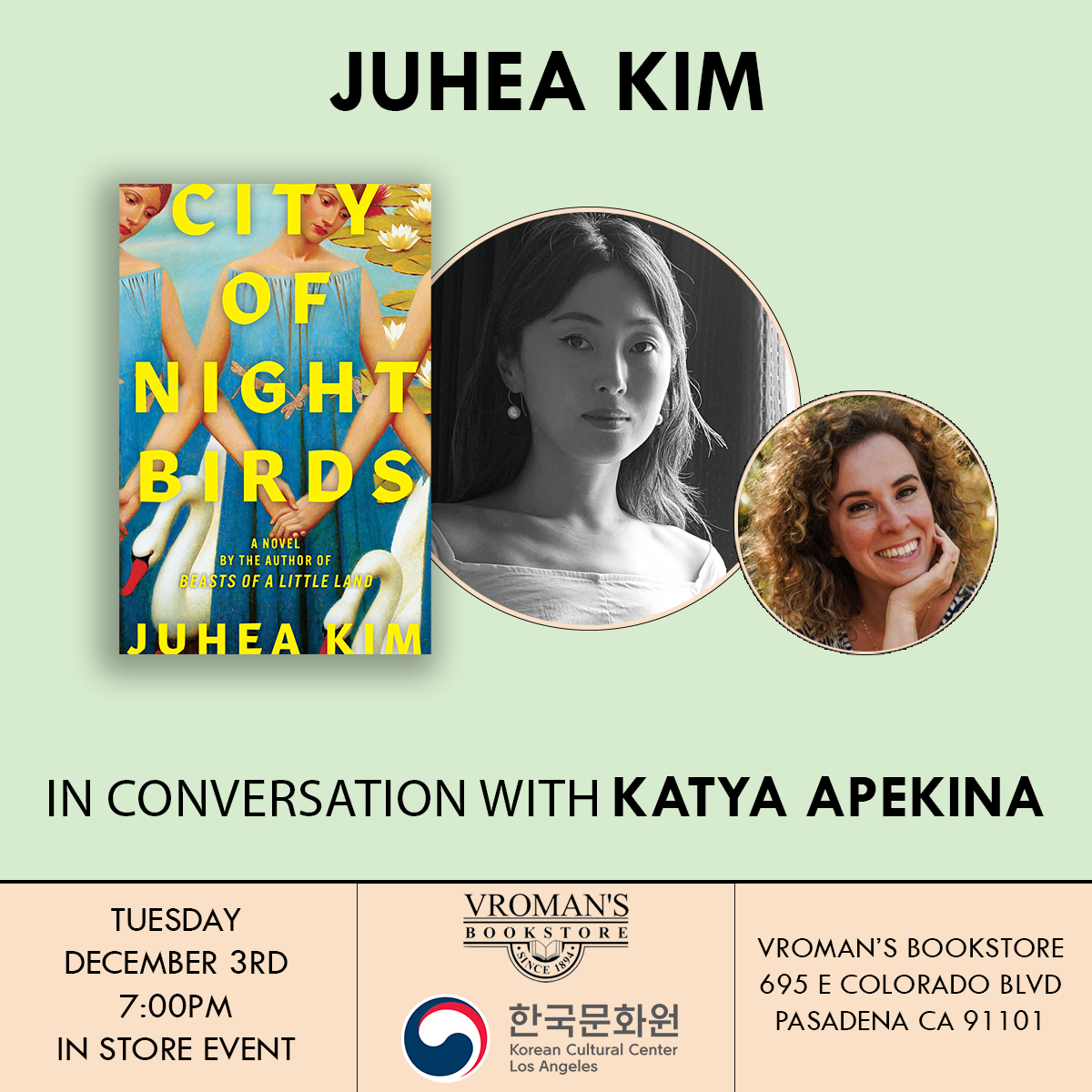 Juhea Kim Book Talk