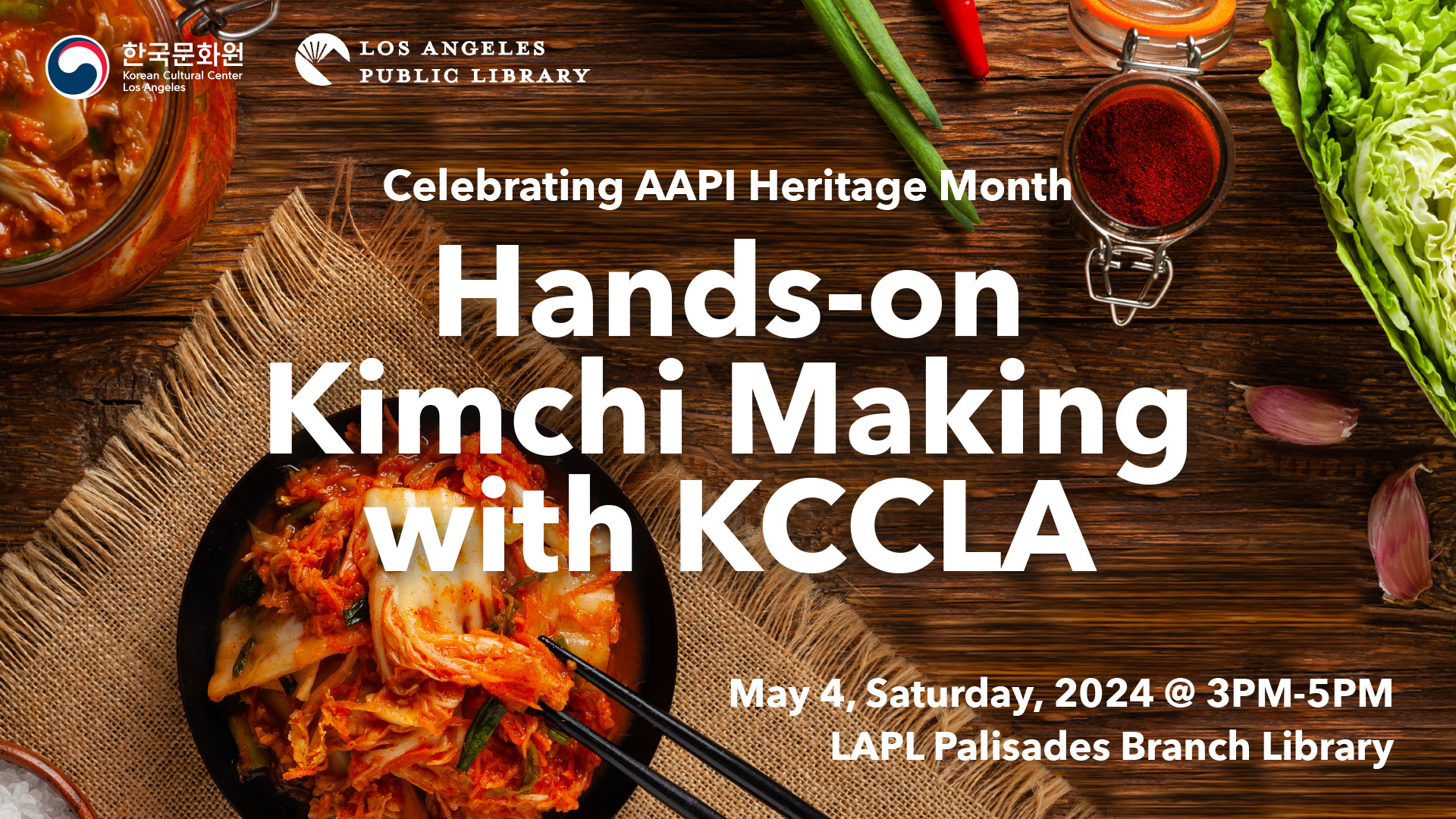 2024 Hands-on Kimchi Making with KCCLA