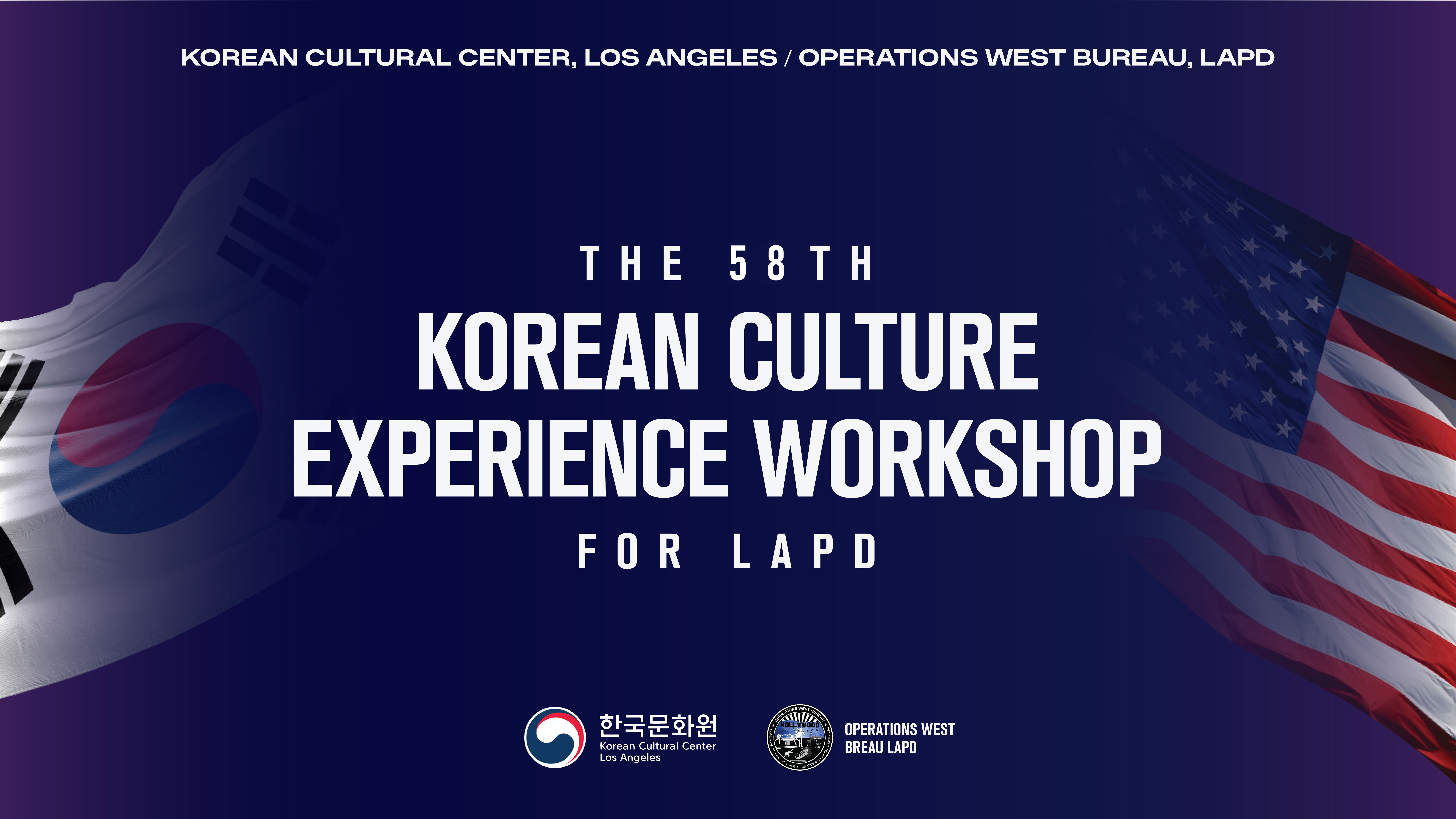 The 58th Korean Culture Experience Workshop for LAPD